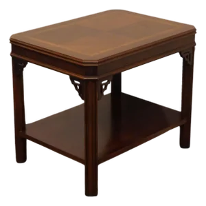 Altavista Lane Bookmatched Mahogany Traditional Style 20" Accent End Table 988-05