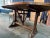 +19th Century French Vendange Oval Tilt-Top Wine Tasting Table +Leather table top surface +Purchased in Palm Beach from an...