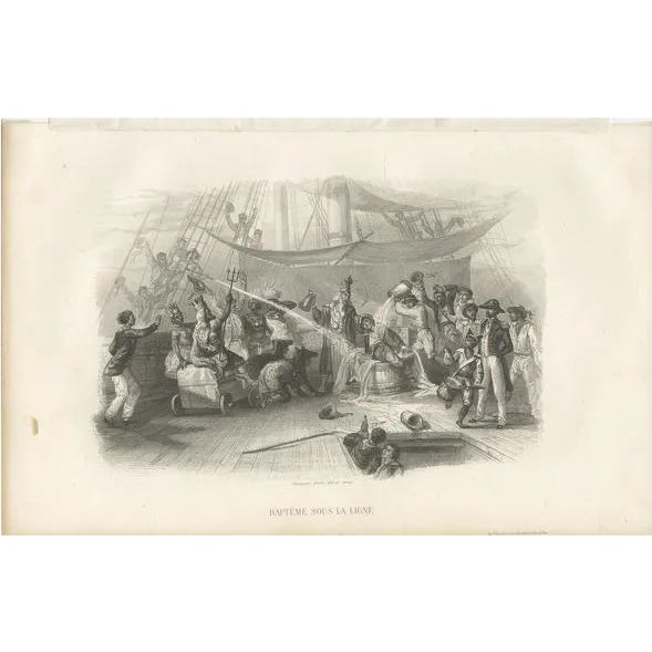 D'Urville, Father Neptune and His Court, 1853, Print For Sale