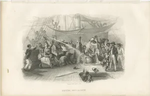 D'Urville, Father Neptune and His Court, 1853, Print