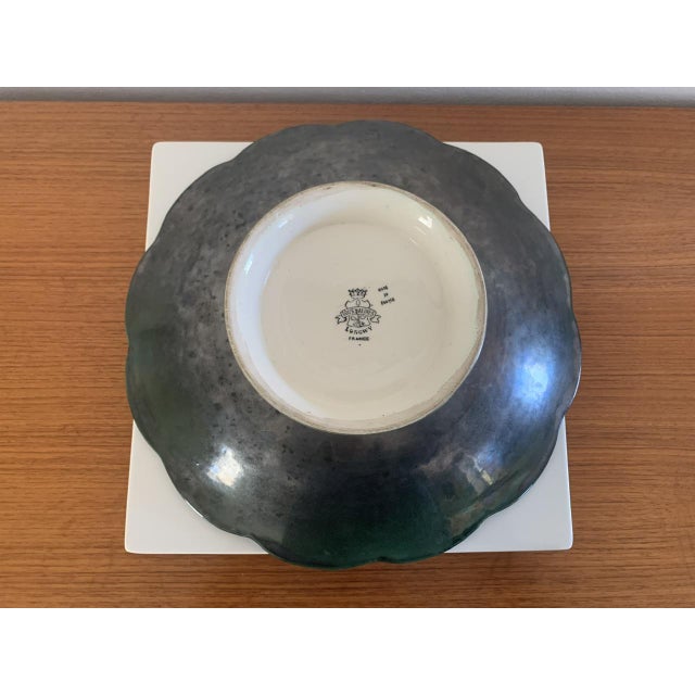 Vintage Tourmalines Ceramic Bowl by Longwy, France, 1950s For Sale - Image 13 of 18