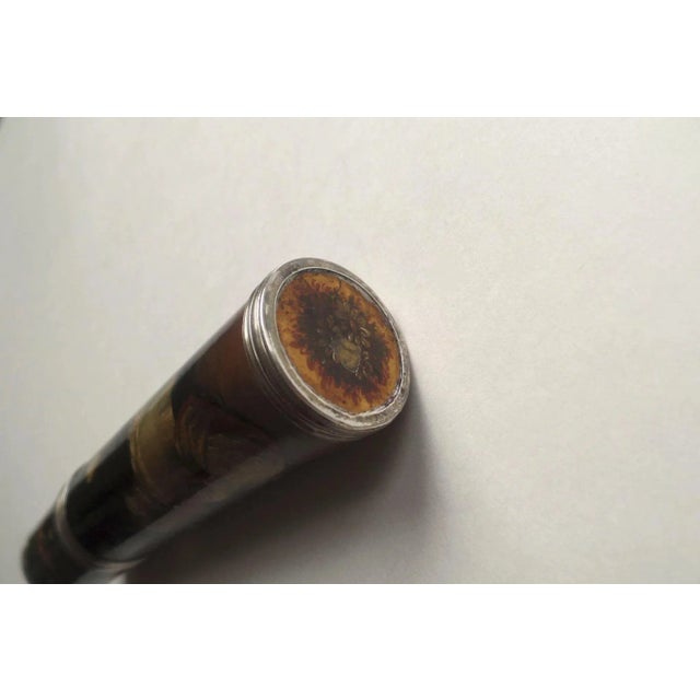 Brown French 18th Century Billet Doux Love Letter Etui Case Vernis Martin For Sale - Image 8 of 10