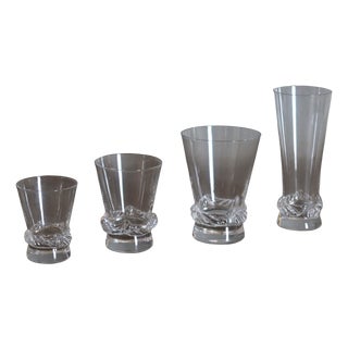 Crystal Glassware Set by Maison Daum, 1960s, Set of 50 For Sale