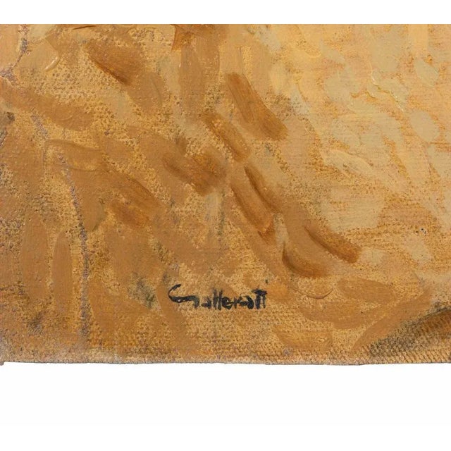 Oil on plywood realized by Alberto Gallerati in 1980s. Hand signed. Titled on rear. Very good condition. This piece is...