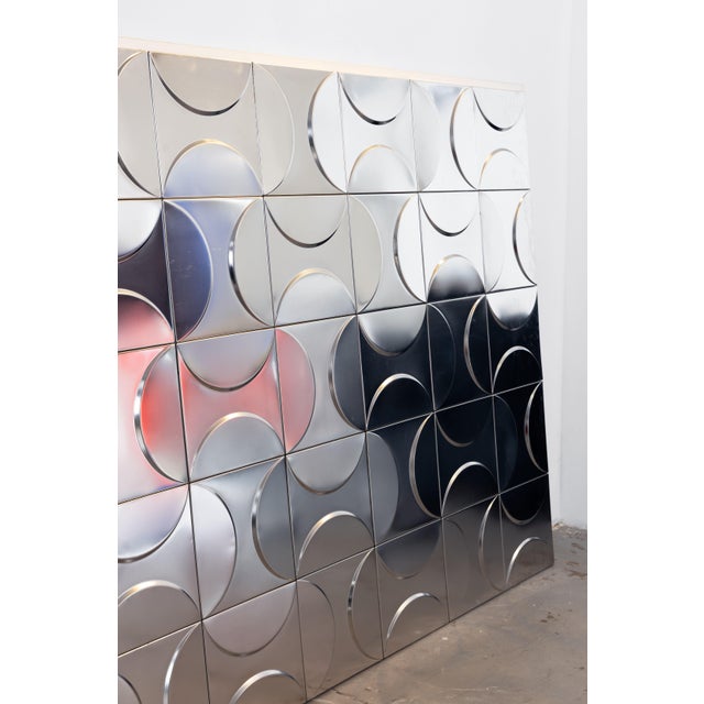 Large Decorative Panel, 1970, Aluminum For Sale - Image 10 of 13