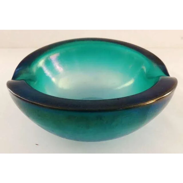 1950s Venini art glass bowl. A beautiful tabletop styling piece!