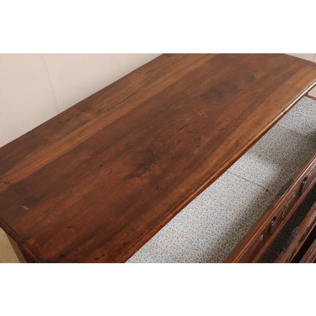 18th Century Italian Walnut Chest For Sale - Image 9 of 12