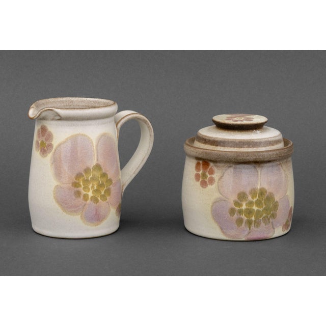 Denby Floral Pottery Partial Dinner Service Set, 17 Pieces For Sale In New York - Image 6 of 17