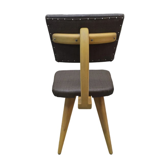 Mid 20th Century MCM Italian Style Sculptural Dining Chairs – 8 For Sale - Image 10 of 13