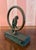 Bronze Deco Period Cold Painted Bronze Parrot Form Doorstop For Sale - Image 8 of 8
