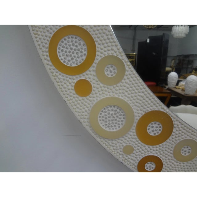 Mid-Century Modern 1970s Italian Mid-Century Modern Mirror For Sale - Image 3 of 8