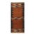 Vintage Afghan Kilim in Rust, With Polychromatic Patterns From Rug & Kilim For Sale