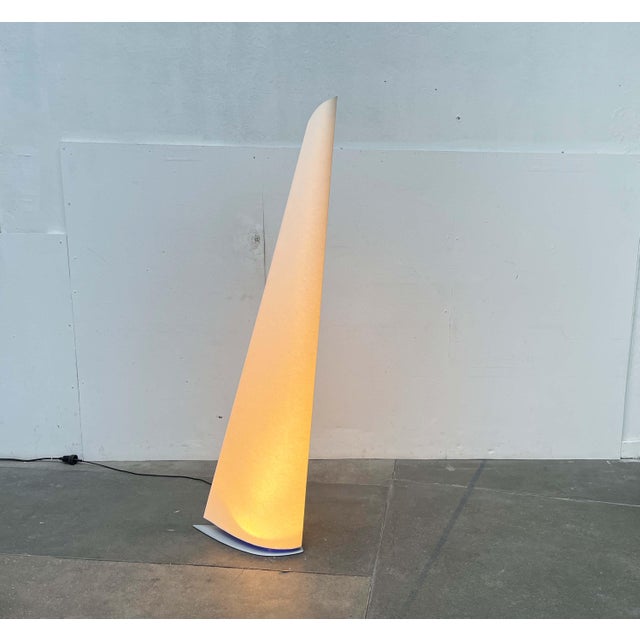 Postmodern German Vela Sail Floor Lamp by A. Engbert and Franz Ringelhan for Rolf Benz, 1990s For Sale - Image 6 of 18