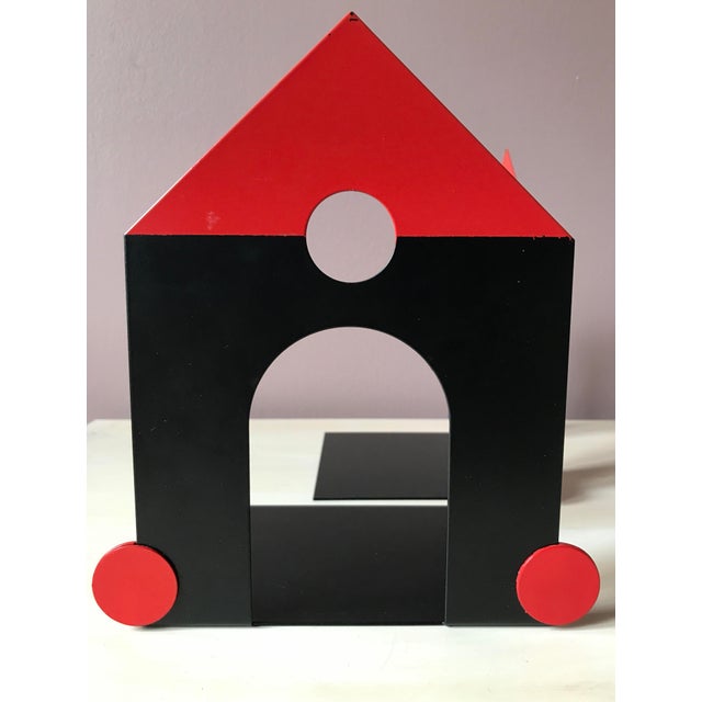 1980s Memphis Style Postmodern House Bookends a Pair Chairish