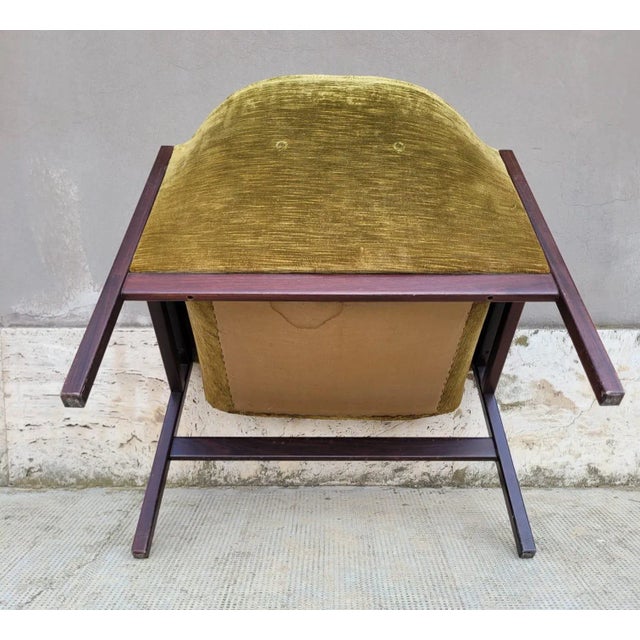 Mid-Century Modern Armchair attributed to Tito Agnoli for Cinova, Lissone, 1950s For Sale - Image 3 of 15