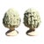 Vintage Faux Finished Wooden Artichokes - A Pair For Sale
