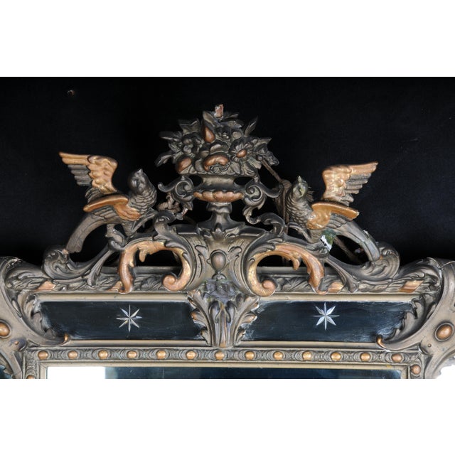 Historicism Gilt Wood Mirror, 1870s For Sale - Image 4 of 18