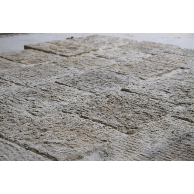 Stone Thick Rustic Rare Italian Old Limestone Flooring Tile For Sale - Image 7 of 11