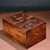 Chinese Vintage Chinese Rosewood 7-Drawer Miniature Treasure Cabinet / Jewelry Chest For Sale - Image 3 of 9