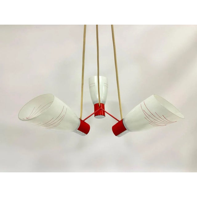 Ceiling lamp manufactured by Lidokov in former Czechoslovakia. Preserved in very good original condition. This piece has...