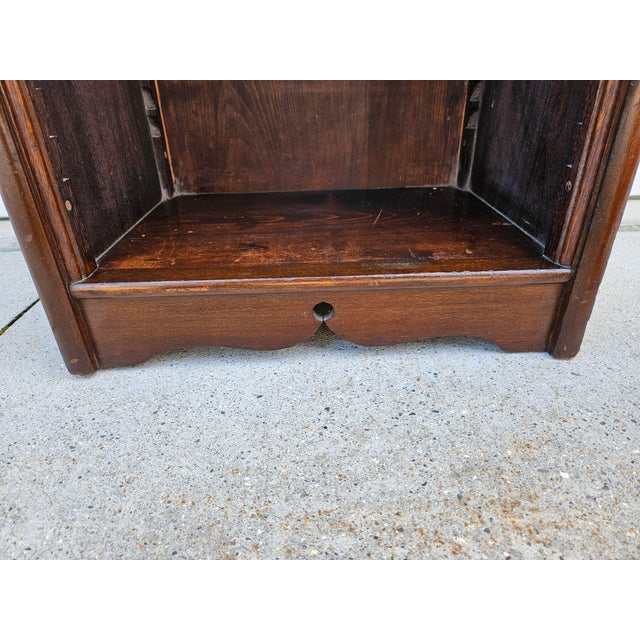 Antique Wooden Open Bookcase - Adjustable Shelf For Sale - Image 15 of 18
