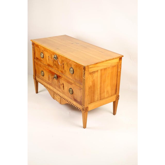 Louis Seize Chest of Drawers in Walnut, 1800s For Sale - Image 4 of 11