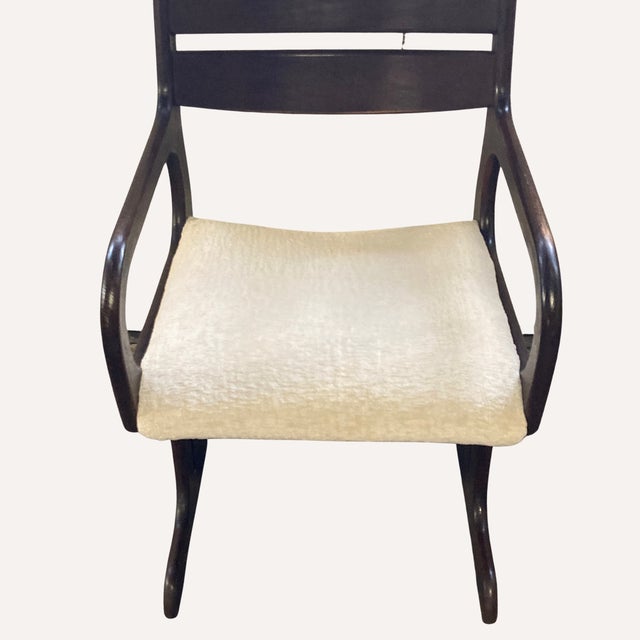 An organic set of curved and shaped space age chairs 1960s-1970s. by Farstrup, from Denmark. The chairs have been...