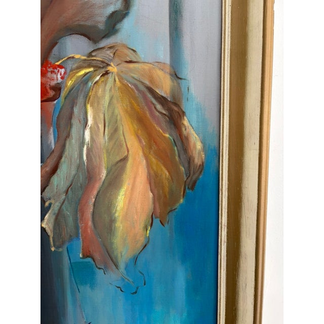 Vintage Mid-Century Floral Still Life Painting by Pete Hadley – Framed For Sale - Image 13 of 13
