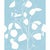 Contemporary Money Plant Wallpaper by Susan Hable in Blue For Sale - Image 3 of 3