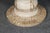 Beige Pair Vintage Tessellated Travertine Campana Urns Planters For Sale - Image 8 of 10