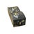 Wood Black Lacquer Chinoiserie-Style Gold Silver Scenery Graphic Rectangular Box For Sale - Image 7 of 15