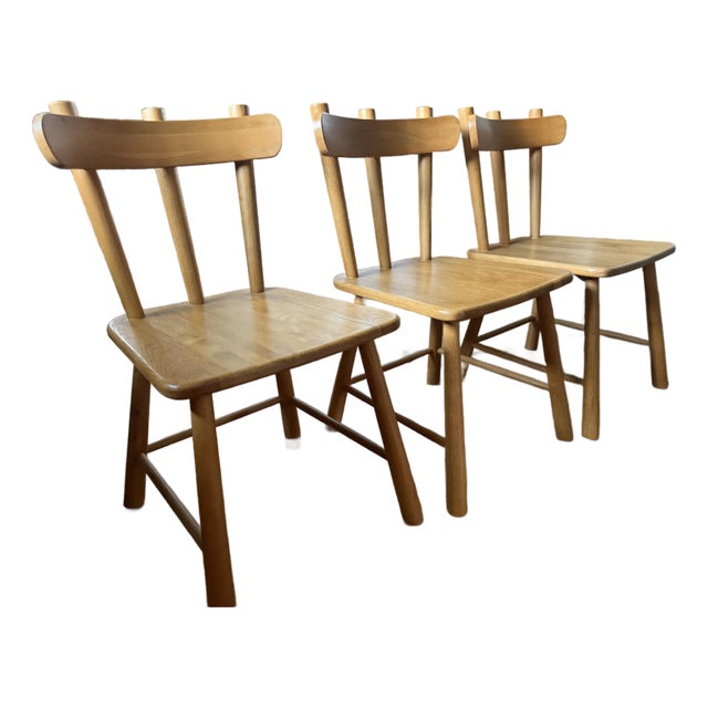 One Mya Oak Wooden Dining Chair For Sale