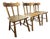 Three Mya Oak Wooden Dining Chairs For Sale