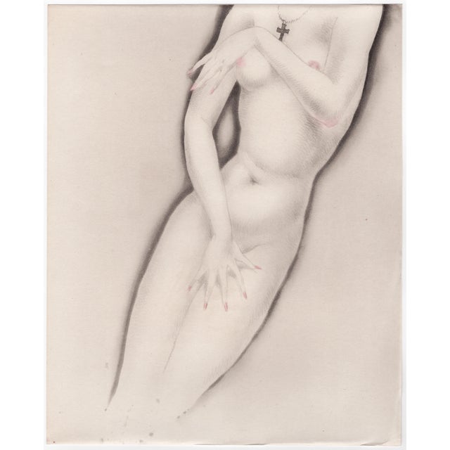 Louis icart (1888 - 1950) maiden's breasts / virgin breasts (seins de pucelle) from "the life of breasts" original colour...