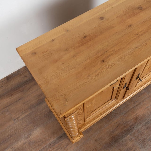 Late 19th Century 19th Century Pine Two Door Sideboard From Denmark For Sale - Image 5 of 12