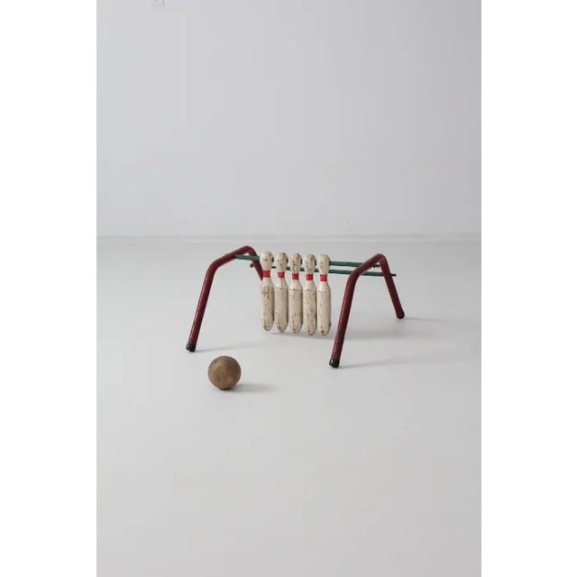 Mid 20th Century Vintage Five Pins Bowling Game For Sale - Image 5 of 9