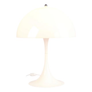 Vintage Panthella Table Lamp in White Acrylic by Verner Panton for Louis Poulsen, 1970s For Sale
