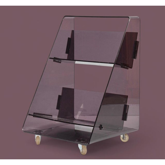 Plastic Black Acrylic Book Caddy by Louis De Bernieres for Habitat Vip Collection, 2002 For Sale - Image 7 of 10