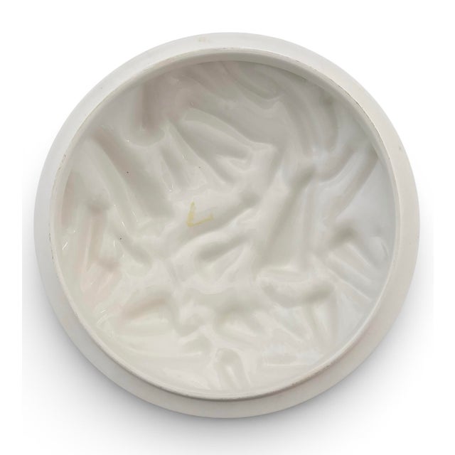 Red Vintage Italian Painted Ceramic Red Chili Pepper Sculptural Bowl by Este Ceramiche C. E. Lidded Serving Tureen, 11.5" For Sale - Image 8 of 12