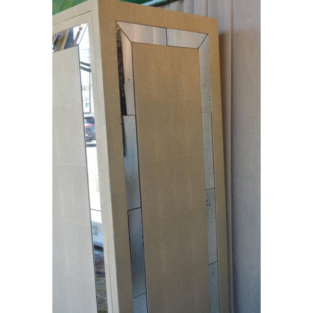 1980s Shagreen Bar Cabinet For Sale - Image 4 of 11