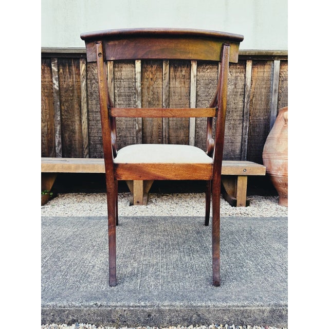 19th Century 19th Century Mahogany Armchair For Sale - Image 5 of 12
