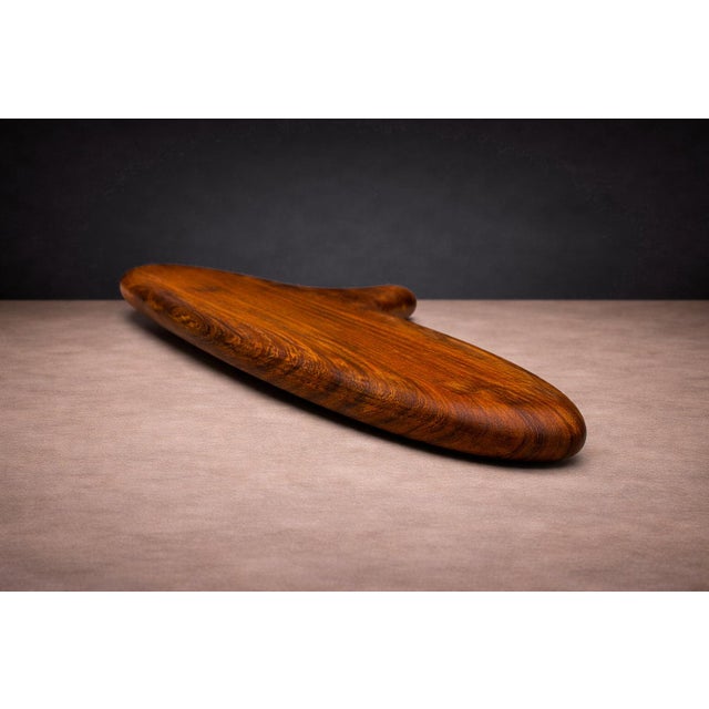 Brown Small Cheese Board in Tzalam Wood, Taller Maya, Mexico, 2024 For Sale - Image 8 of 10