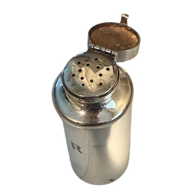 Antique Tiffany & Co. Sterling Silver Travel Talcum Powder Bottle – Circa Early 20th Century For Sale In Los Angeles - Image 6 of 7