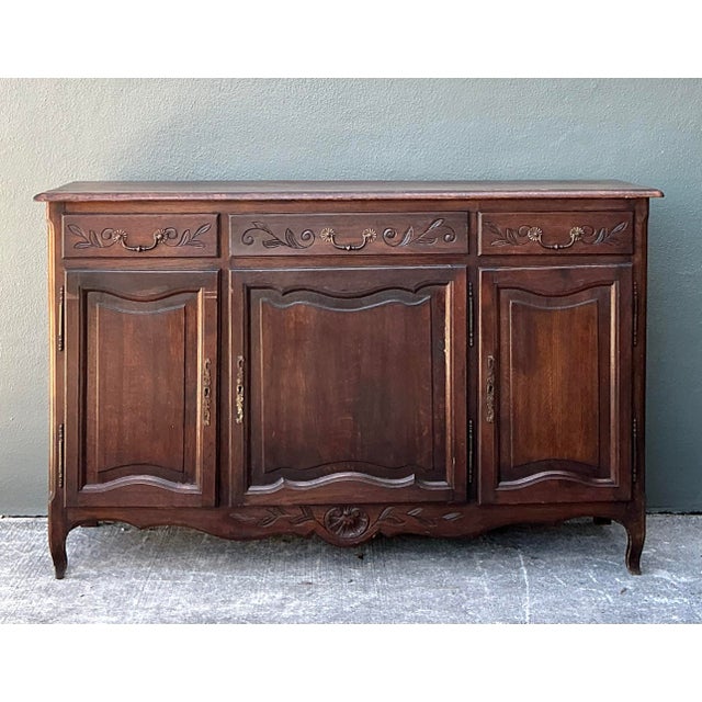 Vintage French Carved Sideboard For Sale - Image 11 of 12