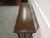 Henredon Henredon Solid Oak Barley Twist Leg Console Table For Sale - Image 4 of 9