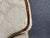 Pair of Tufted Button Back Swivel Chairs in a Cream Color With Brown Piping For Sale - Image 16 of 18