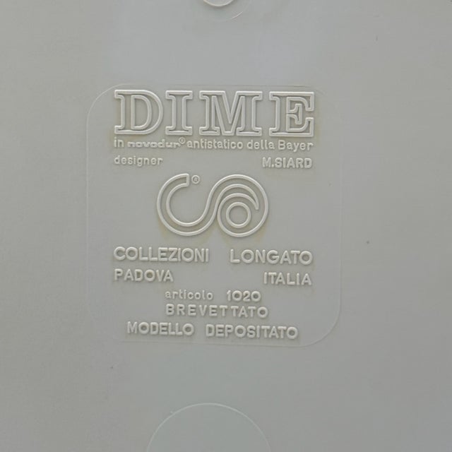 This rare cube-shaped table container was designed by m. Siard for dime / collezioni longato in the 1970s. Made in italy,...