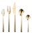 Mepra Linea 5-Piece Flatware Set, Oro For Sale
