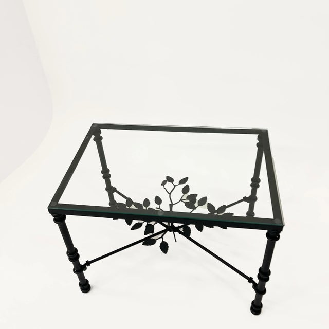 Mid-Century Modern Iron Coffee or Side Table in the Style of Giacometti For Sale - Image 3 of 6