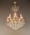 Antique Louis XV Revival Tradition Crystal Chandelier Brass and Metal 8 Lights For Sale - Image 16 of 16